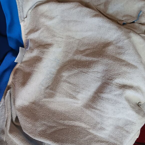 Large Vintage MacGregor Jacket Spellout Varsity 1980's Rayon blend Ringer Taiwan - Picture 7 of 7